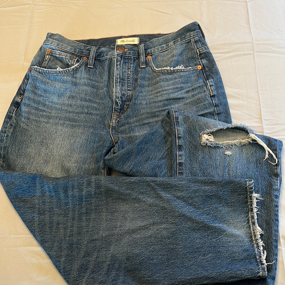 Madewell classic straight jeans
